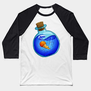 Jellyfish Bottle Baseball T-Shirt